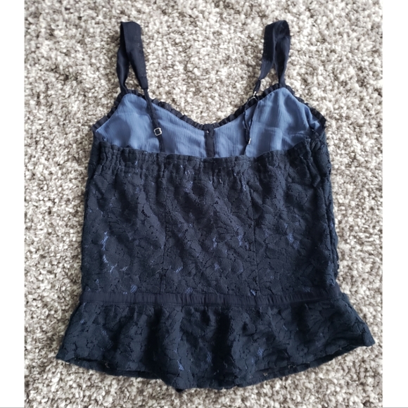 Hollister Navy Laced Tank Top - Picture 2 of 3